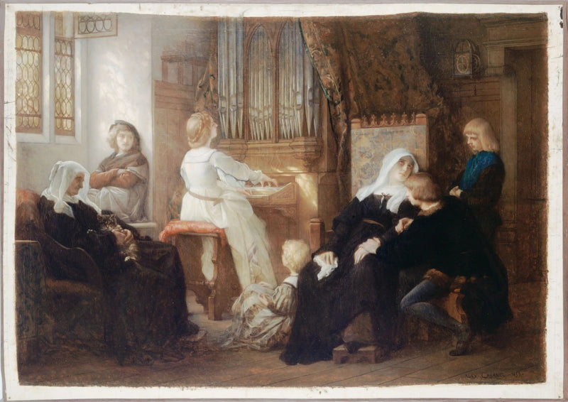 Ensemble af reproduktioner af oljemalerier - Alpha Reproduction