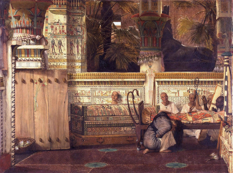 Den egyptiske enke - Lawrence Alma-Tadema