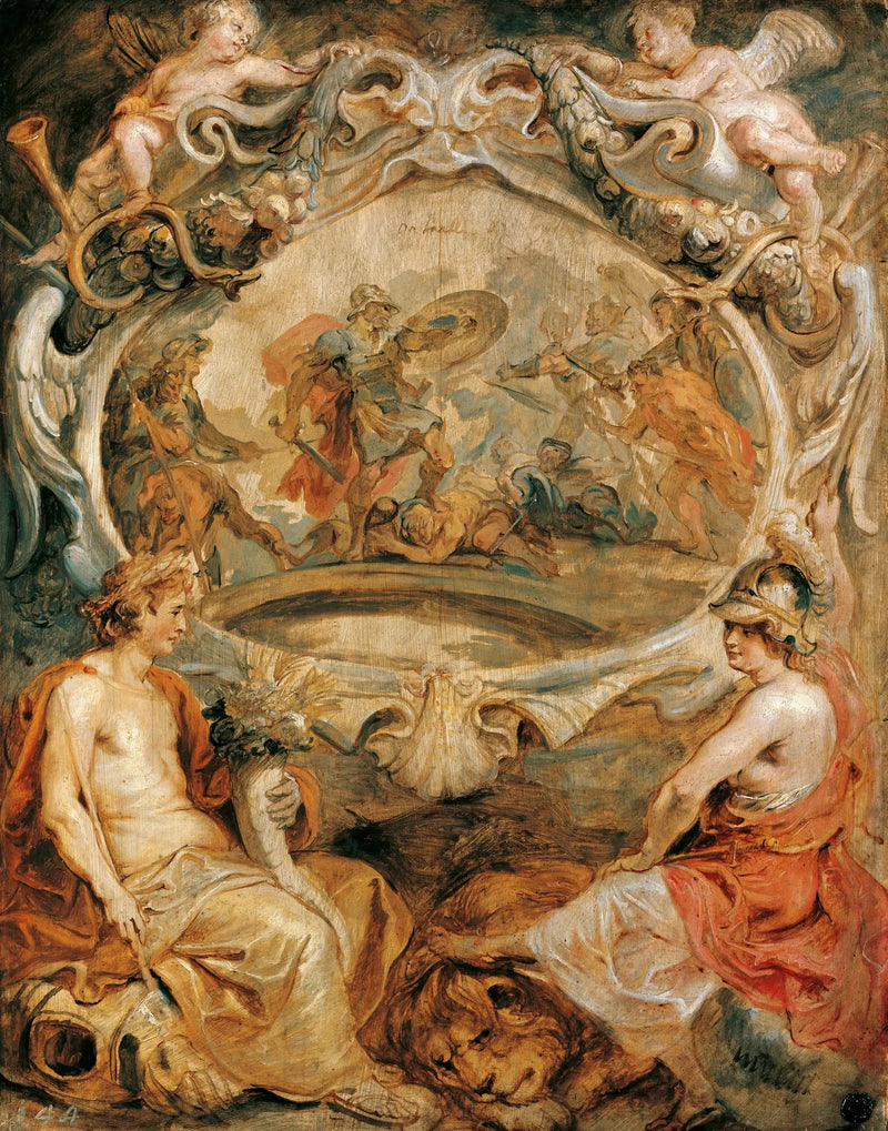 Sejr for Henri IV ved Coutras - Peter Paul Rubens