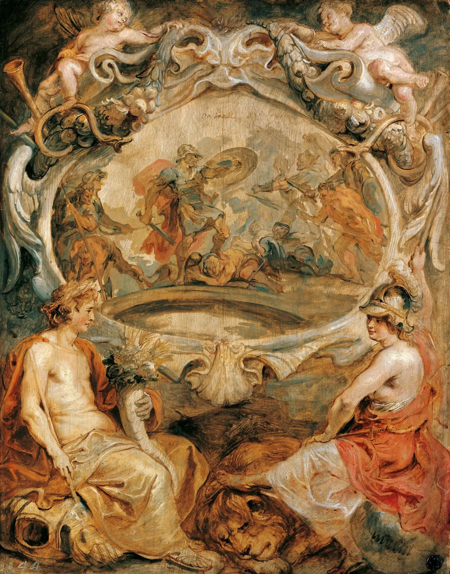 Sejr for Henri IV ved Coutras - Peter Paul Rubens
