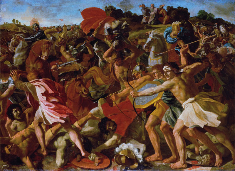 Josuas sejr over amalekitterne - Nicolas Poussin