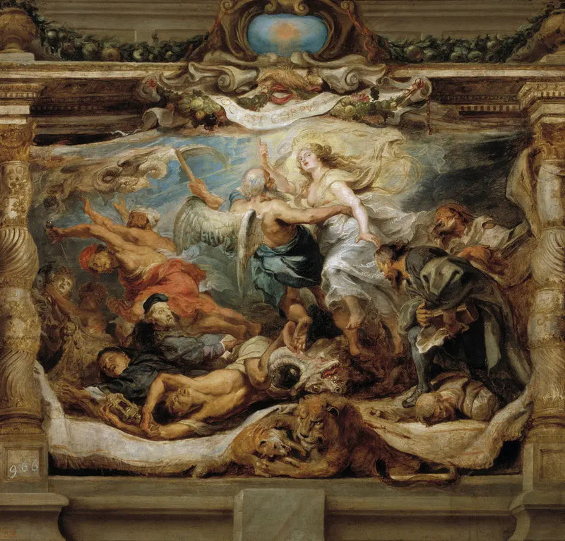Sejr for sandheden over kætteri - Peter Paul Rubens