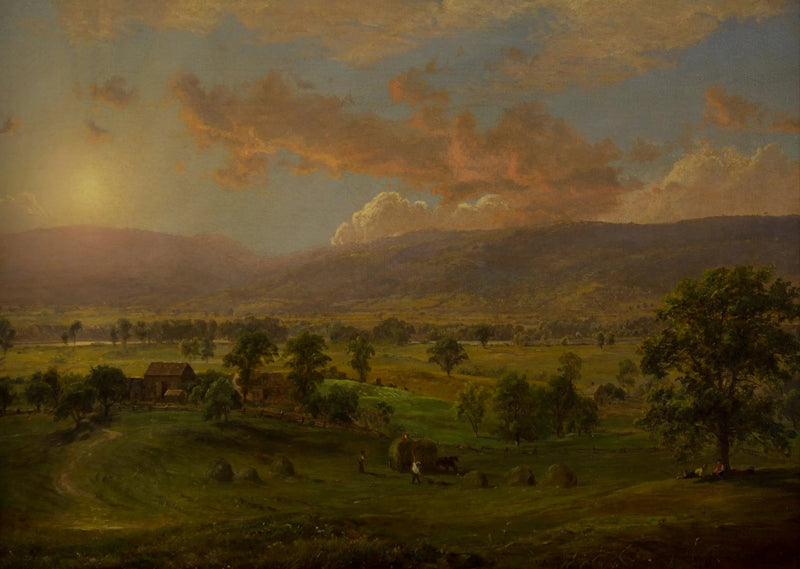 Den gamle gård, Wyoming-dalen - Jasper Francis Cropsey