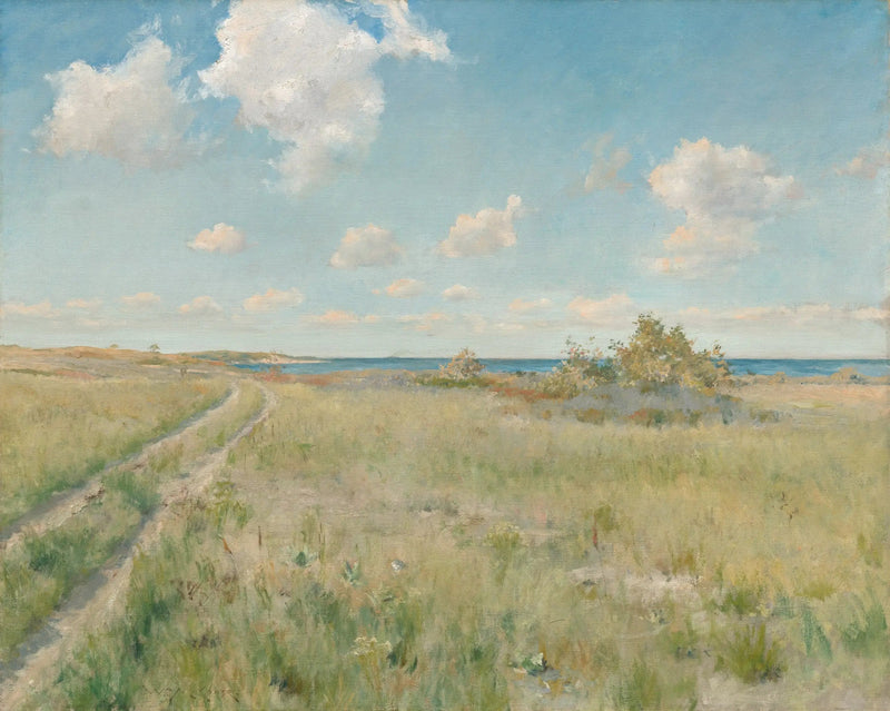 Den gamle vej mod havet - William Merritt Chase