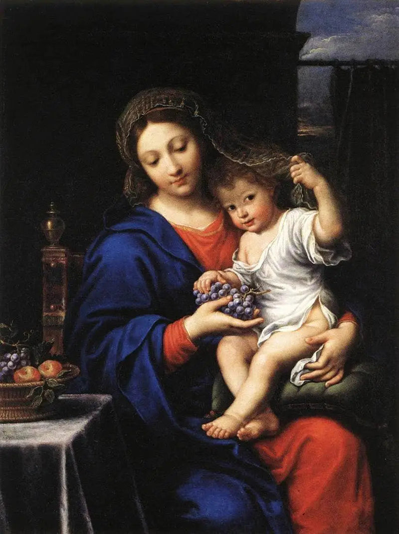 Jomfruen med klase - Pierre Mignard