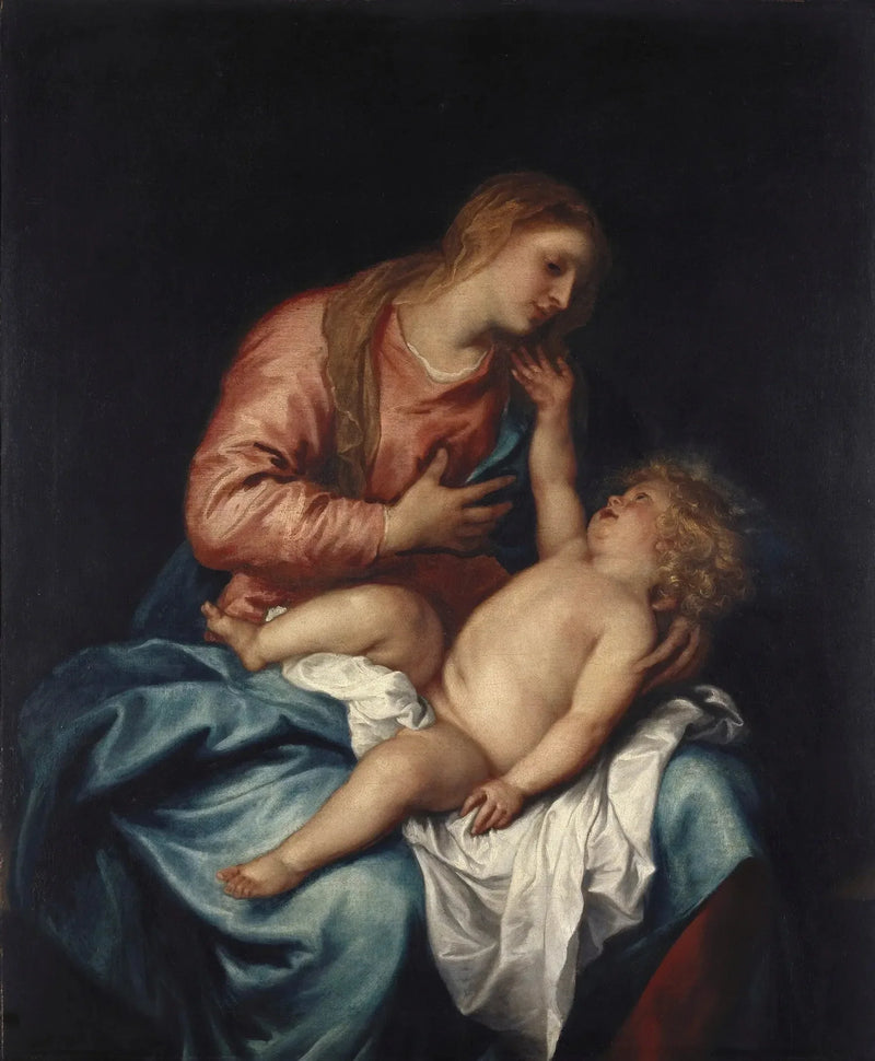 Jomfruen med Barnet - Antoine van Dyck