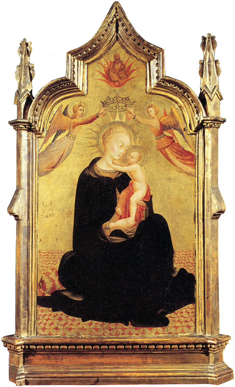 Jomfruen med barnet og engle - Stefano di Giovanni (Sassetta)
