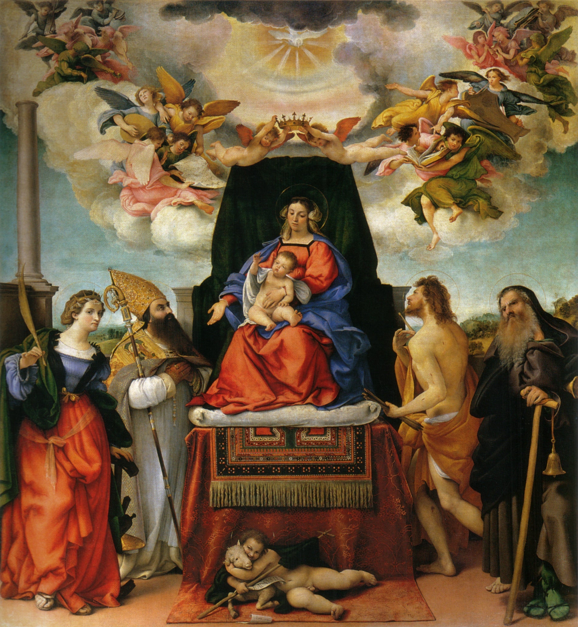 La Vierge à l’Enfant avec des saints - Lorenzo Lotto - Alpha Reproduction