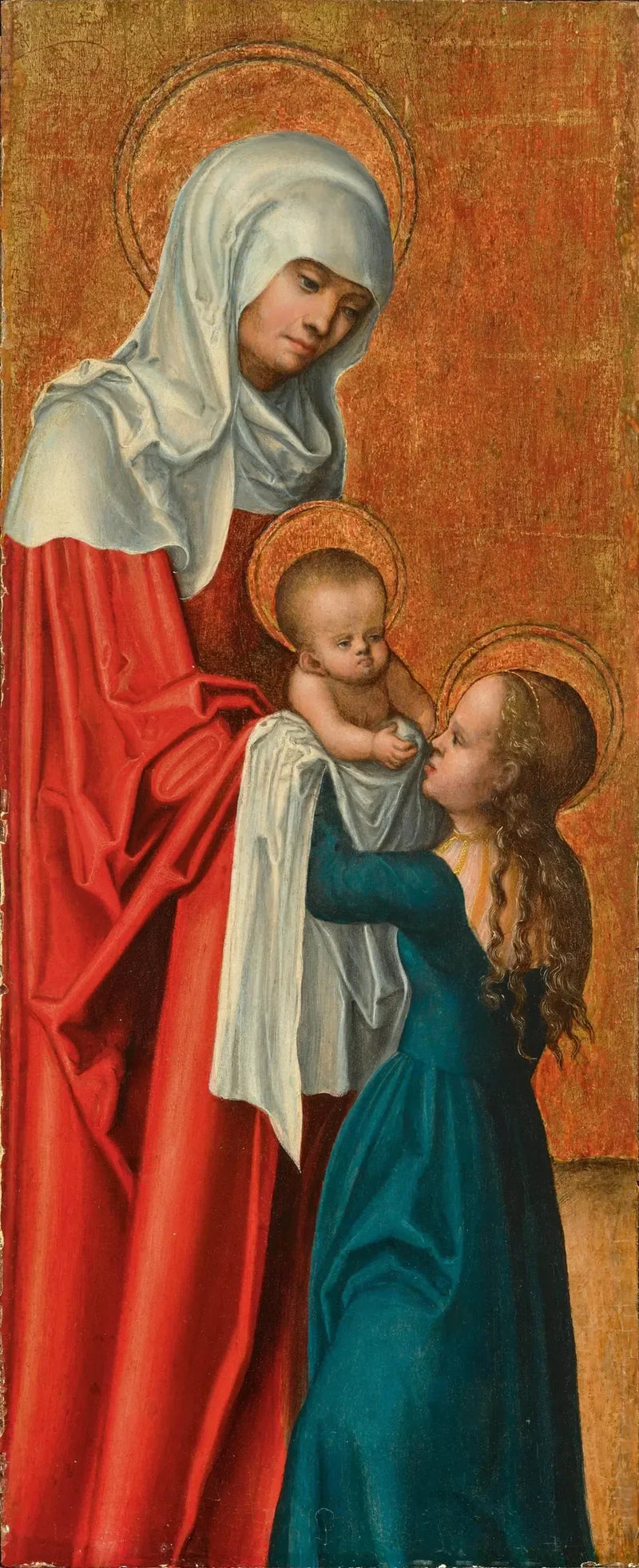 Jomfruen med barnet og Sankt Anna - Lucas Cranach den Ældre