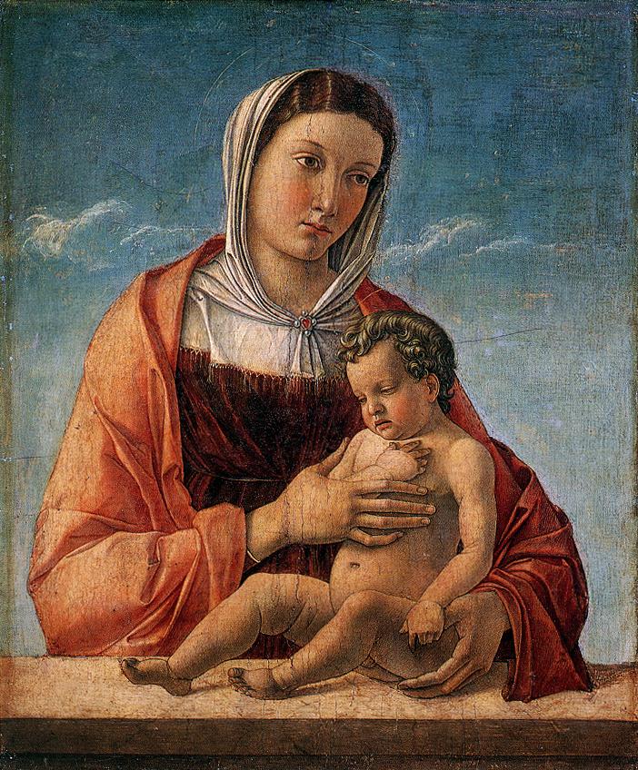 Jomfruen med barnet - Giovanni Bellini