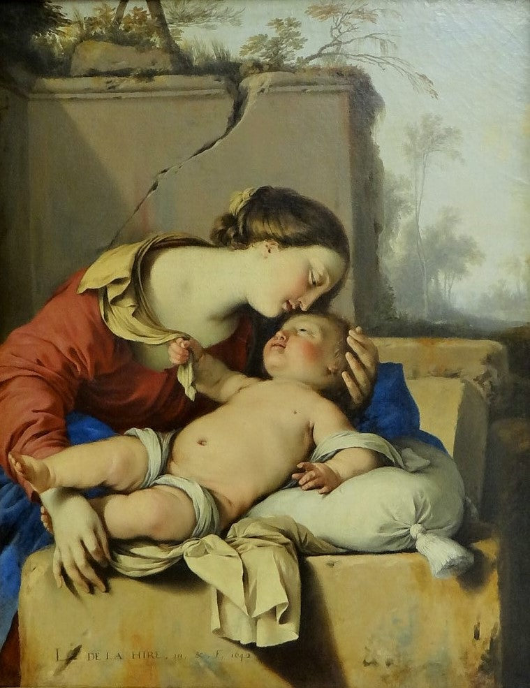 La Vierge à l'Enfant - Laurent de La Hyre