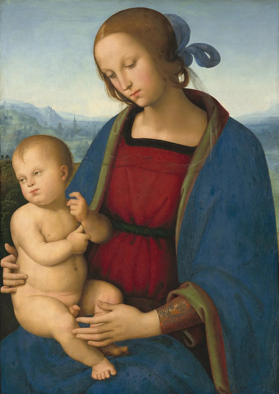 Jomfruen med barnet - Pietro Perugino