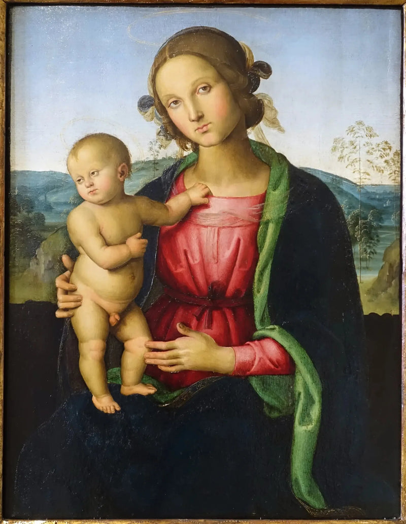 Jomfruen med barnet - Pietro Perugino