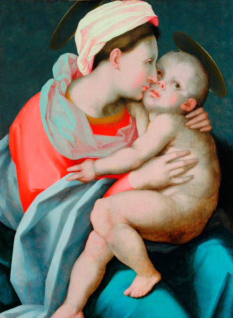 Jomfruen med barnet - Rosso Fiorentino