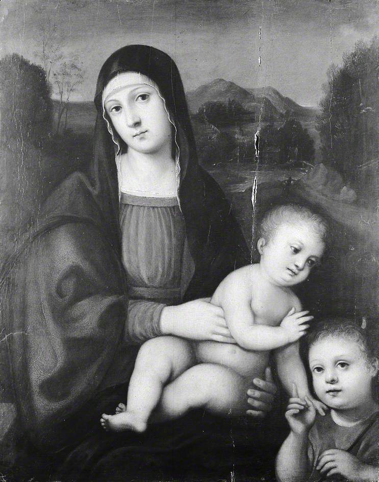 La Vierge à l’Enfant avec le jeune saint Jean-Baptiste - Francesco Francia - Alpha Reproduction