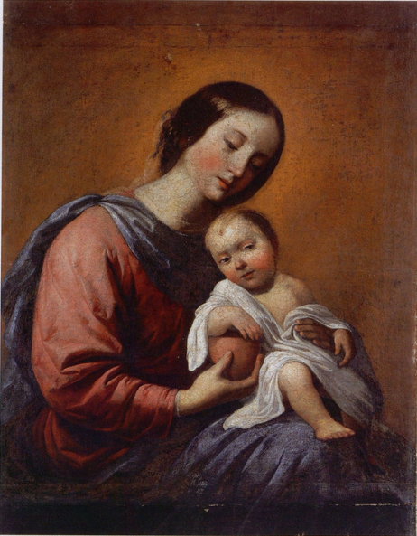 Jomfru Maria med Barnet - Francisco de Zurbarán