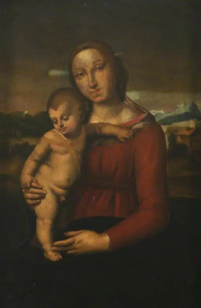 Reproduction du tableau « La Vierge à l'Enfant - Raphaël Sanzio » par Alpha Reproduction en peinture à l’huile