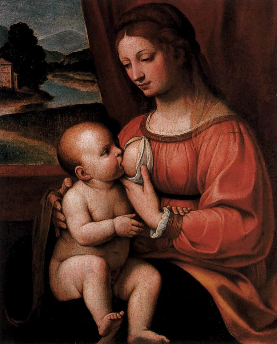 Den ammende Jomfru - Bernardino Luini
