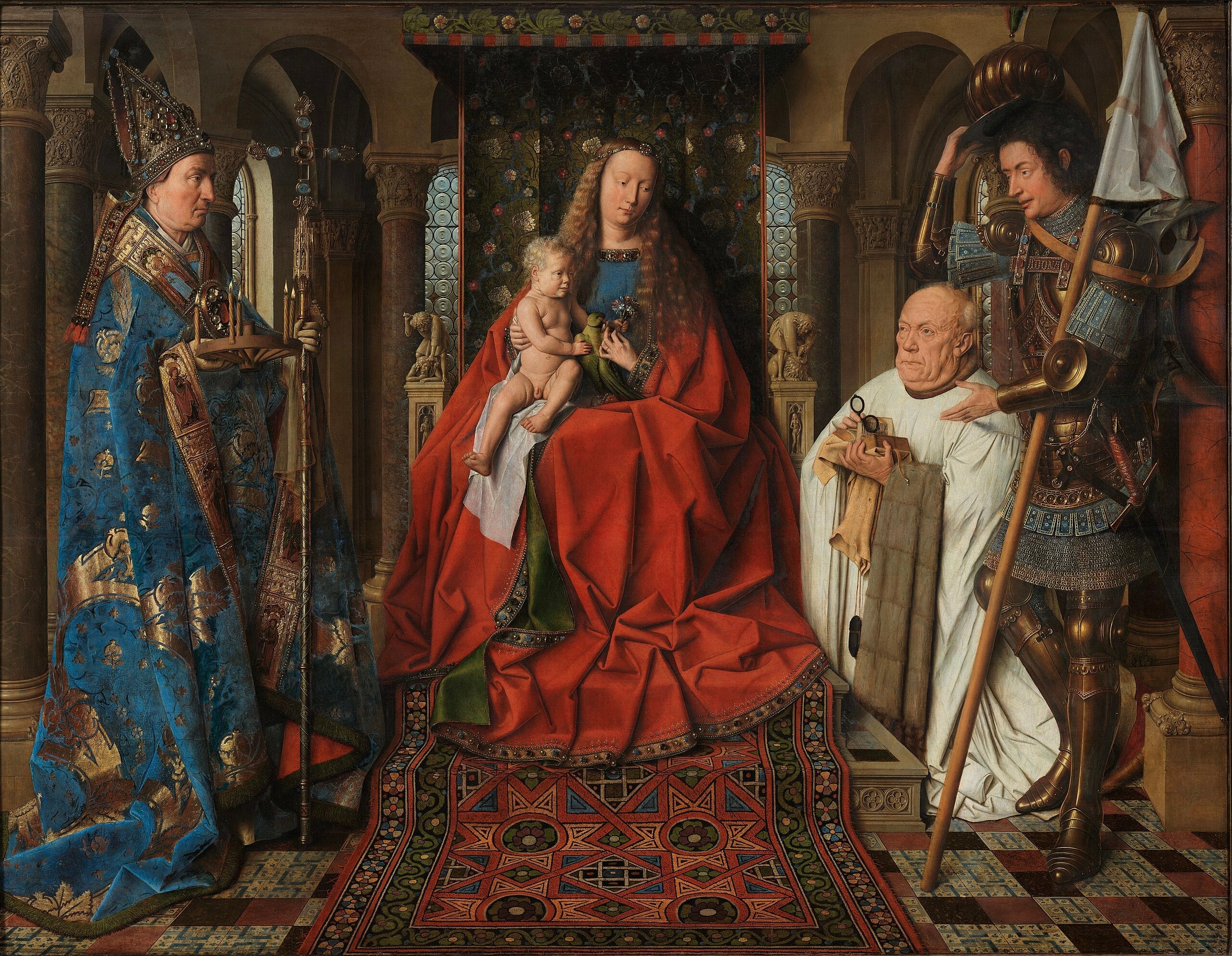 Jomfruen ved kanoniker Van der Paele - Jan van Eyck