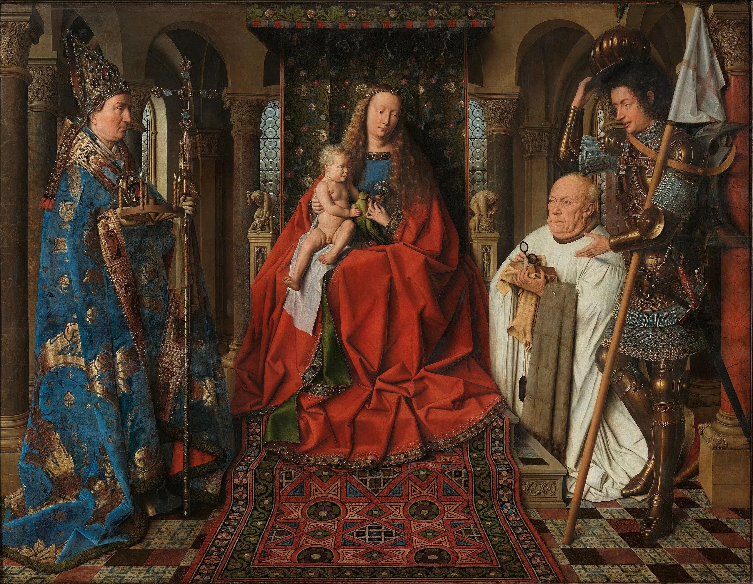 La Vierge au chanoine Van der Paele - Jan van Eyck - Alpha Reproduction
