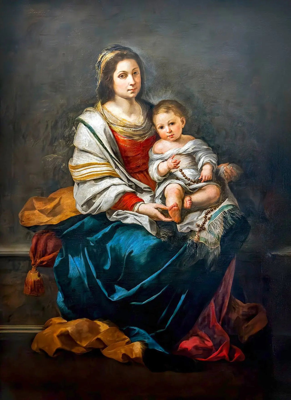 La Vierge au chapelet - Bartolomé Esteban Murillo image 1 copie peinte à la main à l’huile