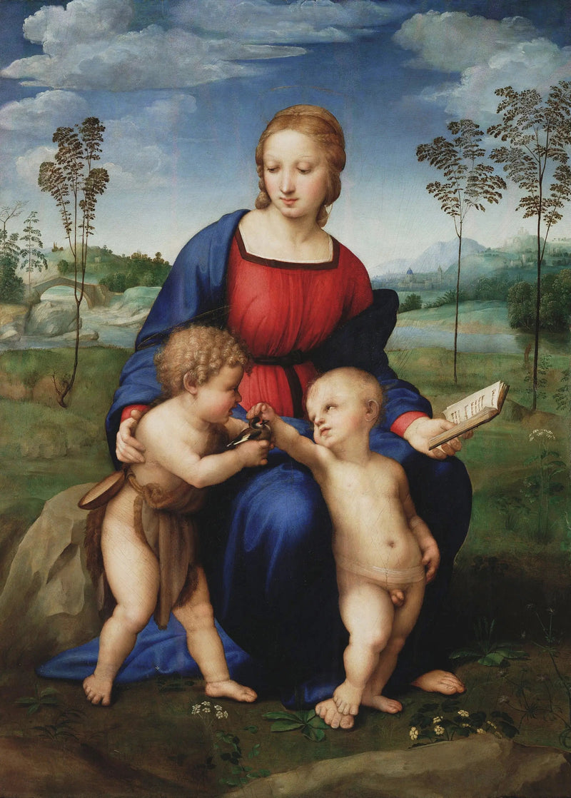 Jomfruen med kardinalen - Raphael Sanzio