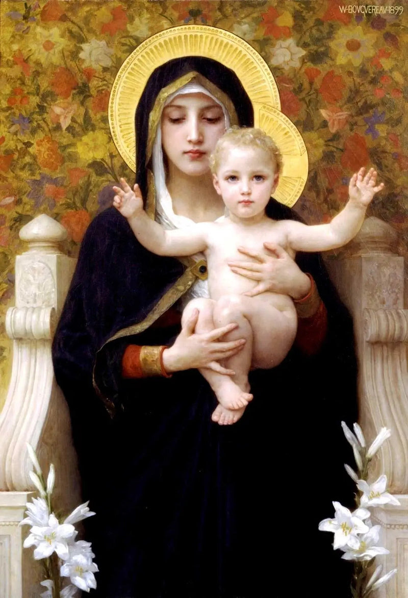 Jomfruen med liljen - Bouguereau