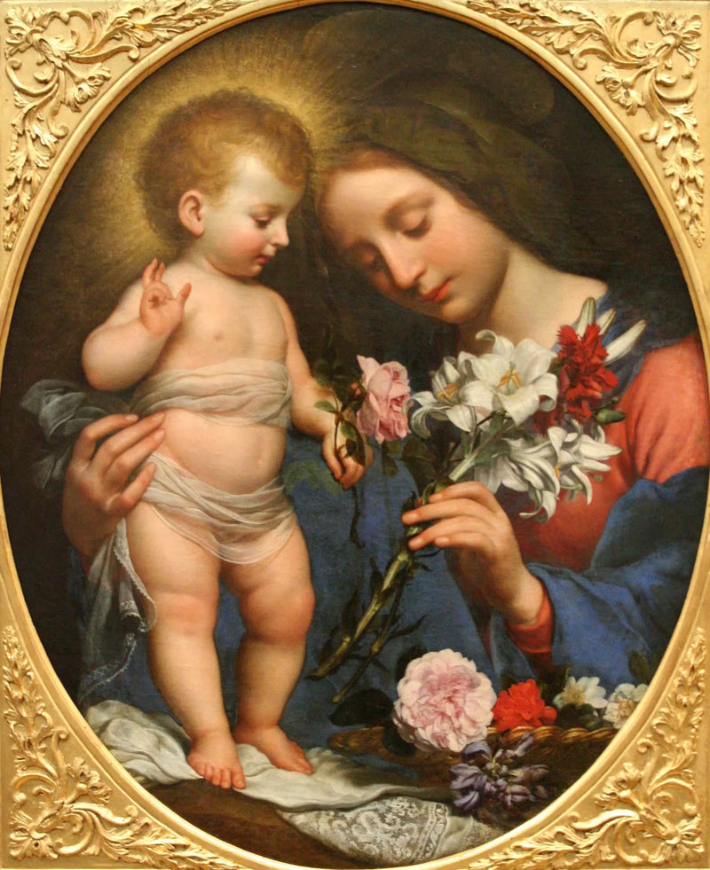 Jomfruen med lyset. - Carlo Dolci