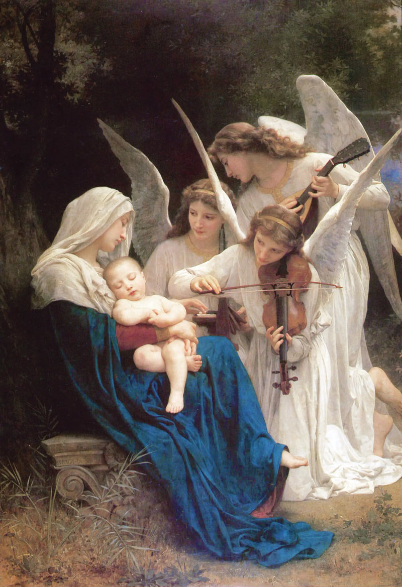 Jomfruen med englene - Bouguereau