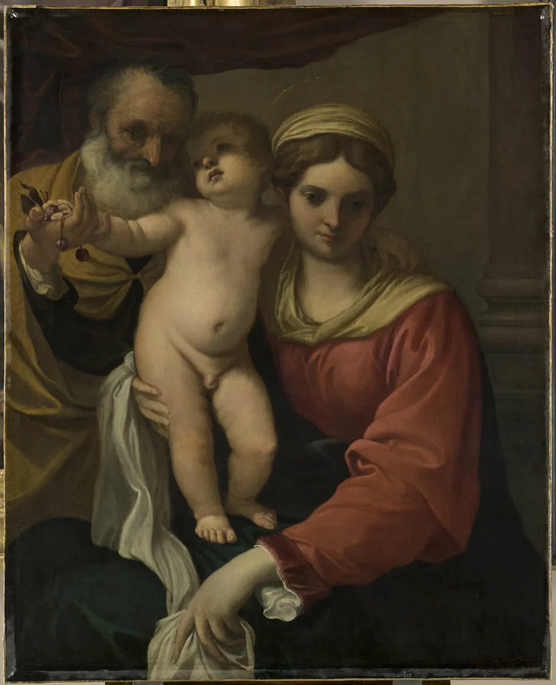 Jomfruen med kirsebær - Annibale Carracci
