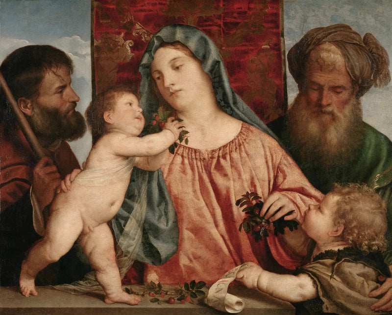 Jomfruen med kirsebær - Titian