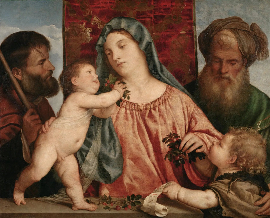 Jomfruen med kirsebær - Titian