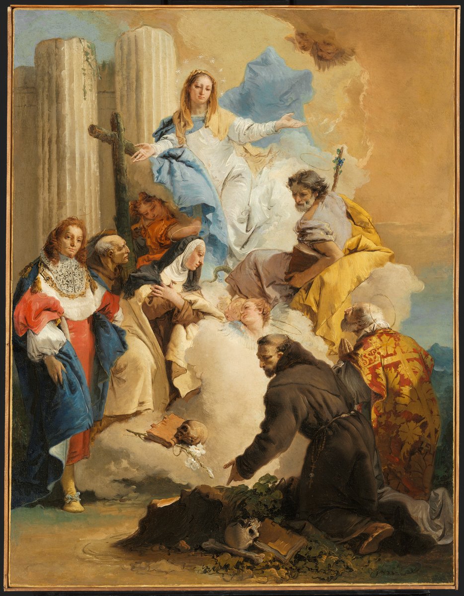 Jomfruen med de seks helgener - Giovanni Battista Tiepolo