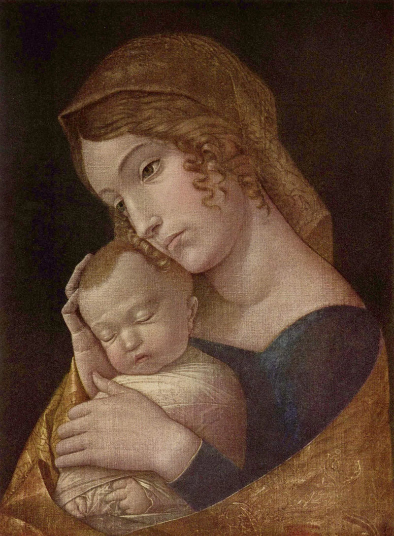 Jomfruen med den sovende Barn - Andrea Mantegna