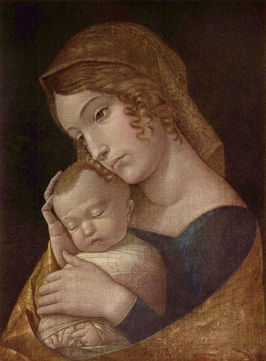 Jomfruen med den sovende Barn - Andrea Mantegna