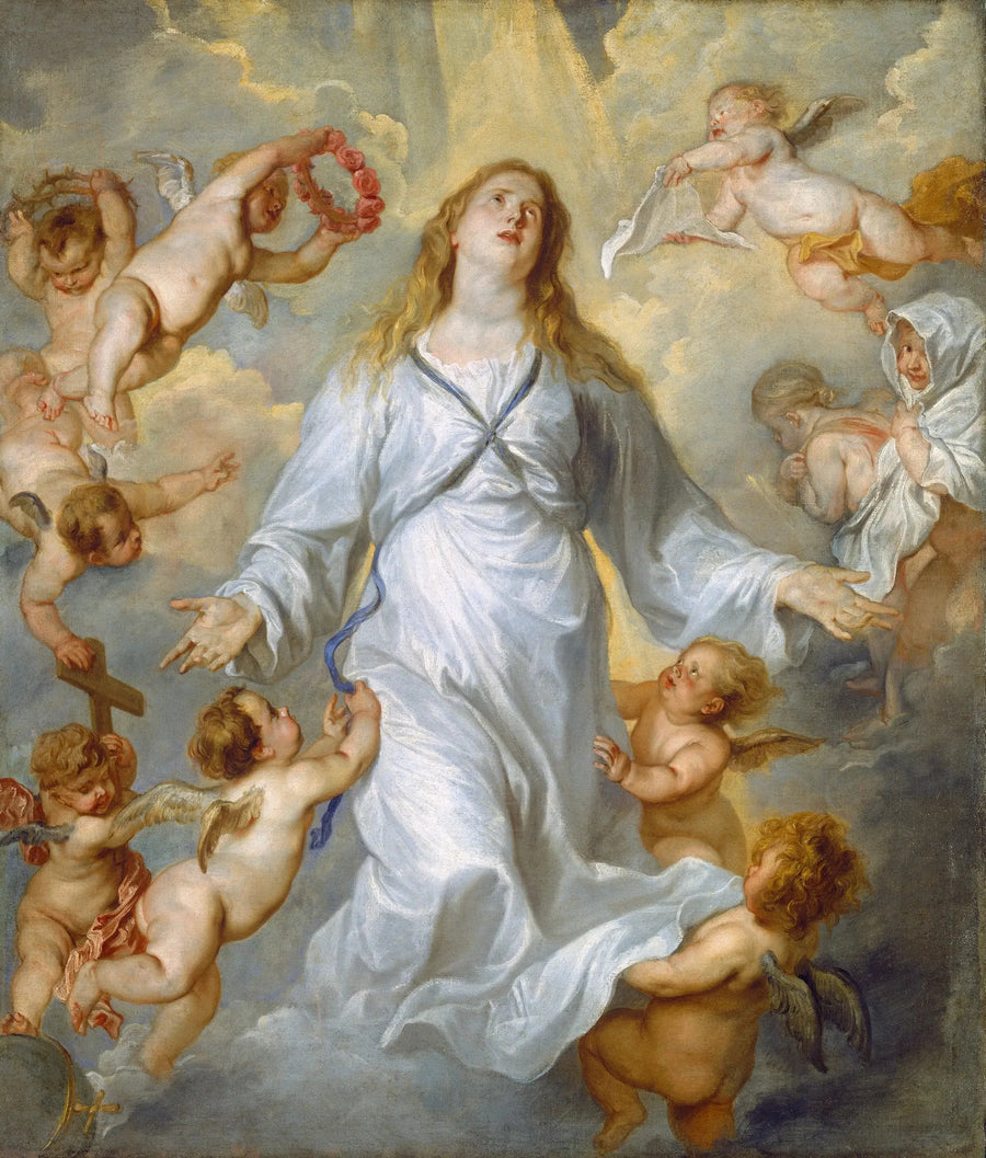 Jomfruen som mellemmand - Antoine van Dyck