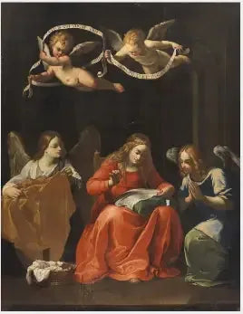 Jomfruen syende eller Jomfruen af Ankomsten - Guido Reni