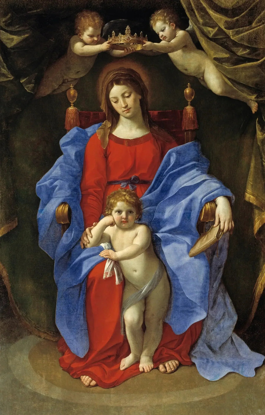 Jomfruen ved Stolen - Guido Reni
