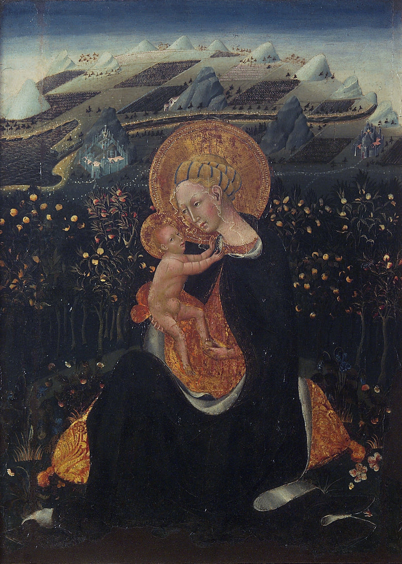 Jomfruen af ydmyghed - Giovanni di Paolo
