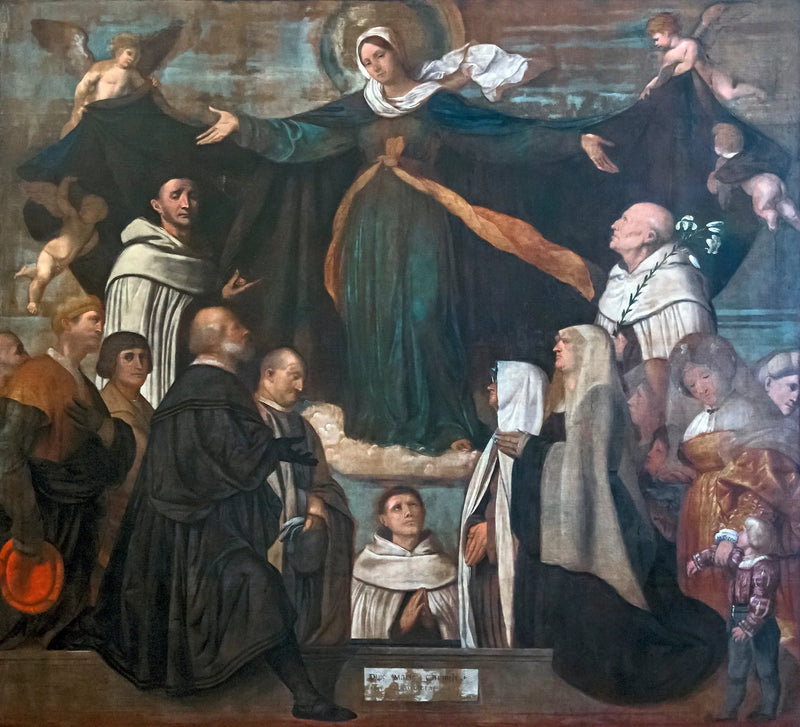 Jomfruen af Carmel - Alessandro Bonvicino