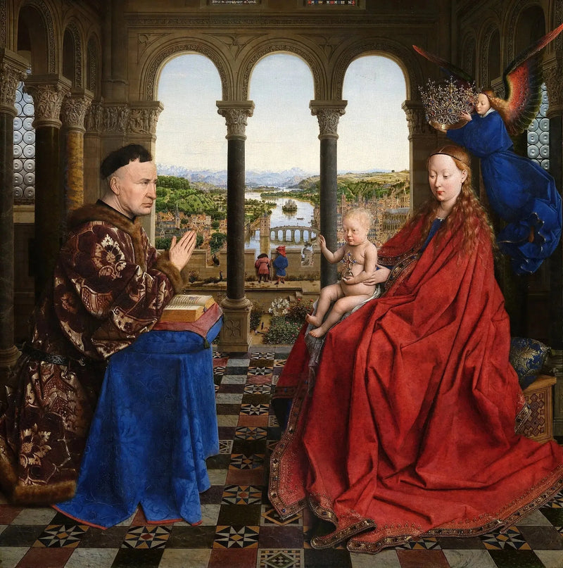 Jomfruen af chancelieren Rolin - Jan van Eyck