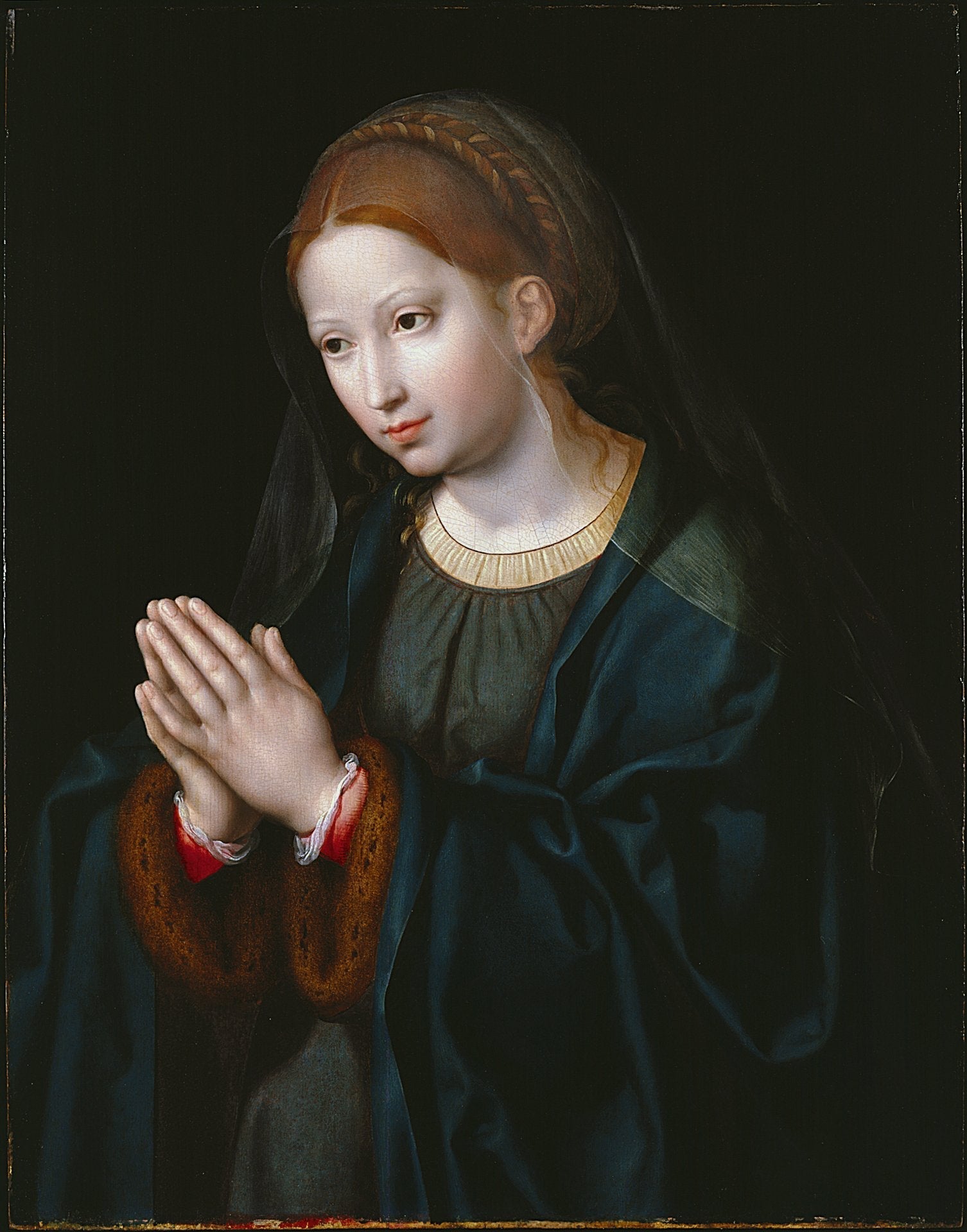 La Vierge en prière - Joos van Cleve - Alpha Reproduction