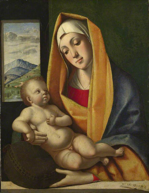Jomfruen og barnet - Alvise Vivarini