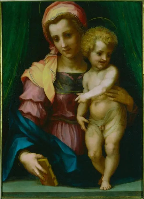 Jomfruen og Barnet - Andrea del Sarto