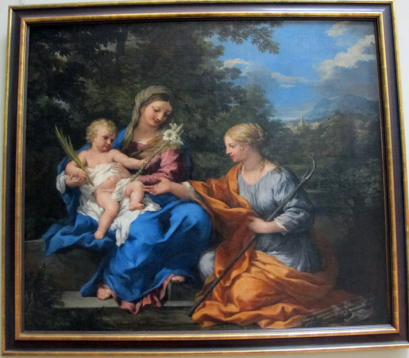 Jomfruen og barnet med hellige Martine - Pietro da Cortona