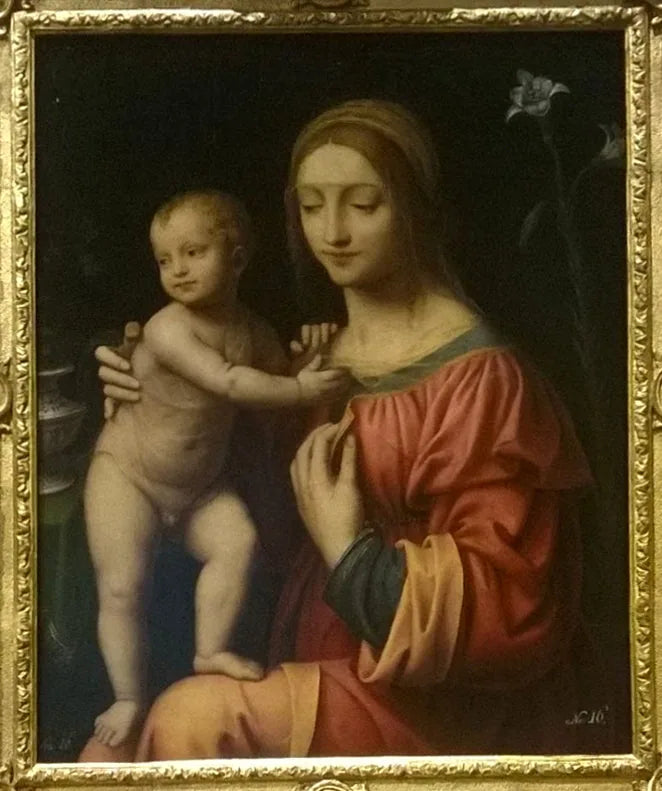 Jomfruen og barnet - Bernardino Luini