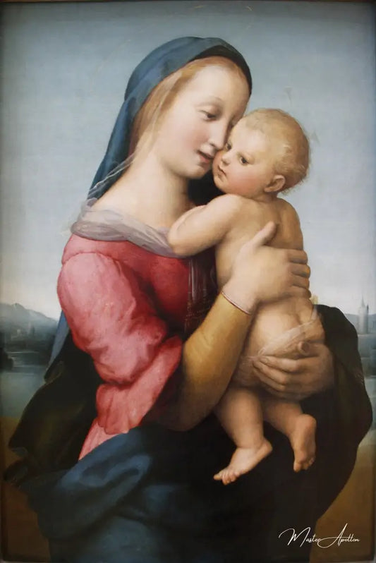 La Vierge tempi - Raphaël (peintre) - Reproductions de tableaux et peintures haut de gamme