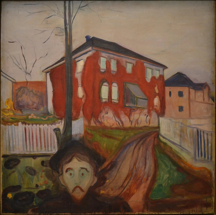 Den røde klatrevinsplante - Edvard Munch