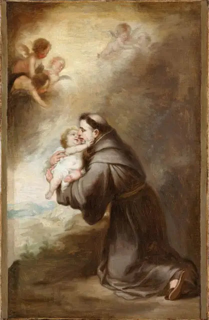 Saint Antoine de Padoue's vision - Bartolomé Esteban Murillo