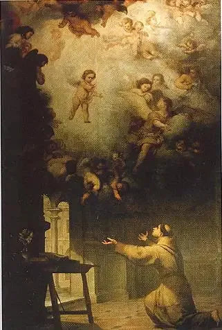 Saint Antons vision af Padova - Bartolomé Esteban Murillo